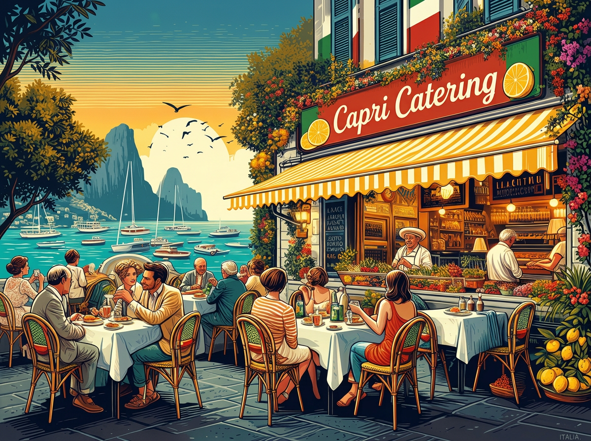 Capri Catering vid havet